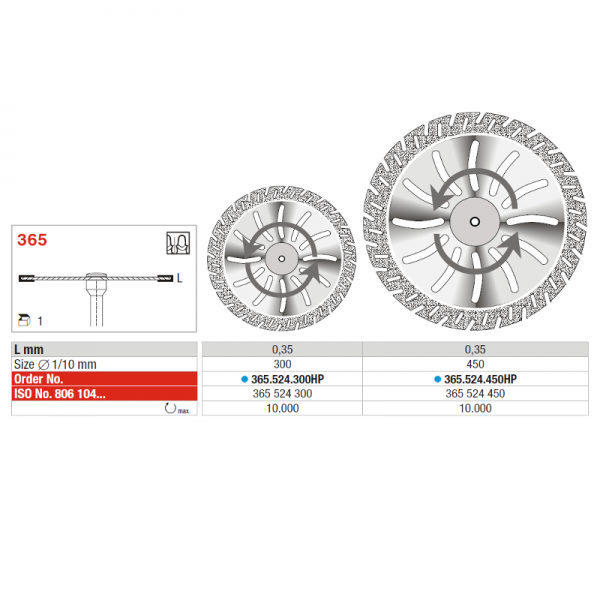 DISCHI DIAMANTATI FLEX - Serie 365